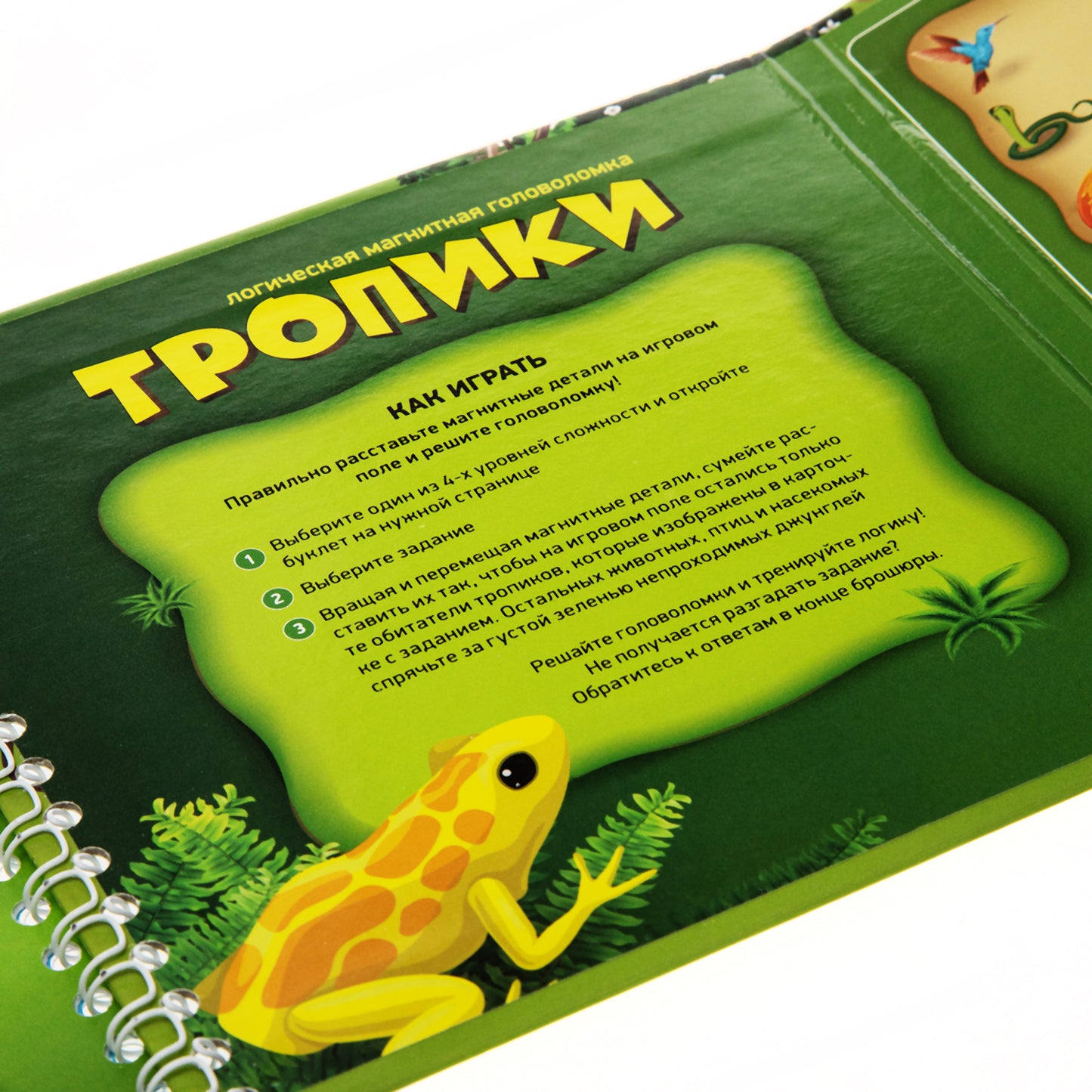 Игра магнитная головоломка "Тропики"