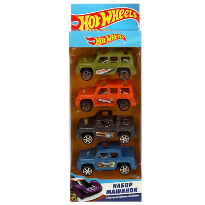 Набор машинок Хот Вилс инерция, кор.26*10*5см - в кор.2*120шт