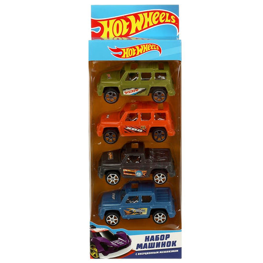 Набор машинок Хот Вилс инерция, кор.26*10*5см - в кор.2*120шт