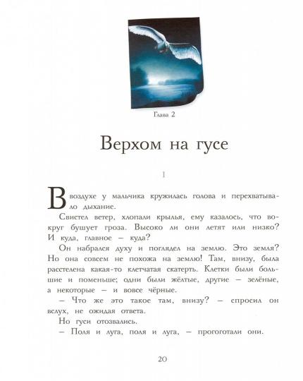 Лагерлеф. Чудесное путешествие Нильса с дикими гусями. 100 лучших книг