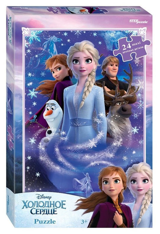 90103 Мозаика "puzzle" maxi 24 "Холодное сердце (new)"