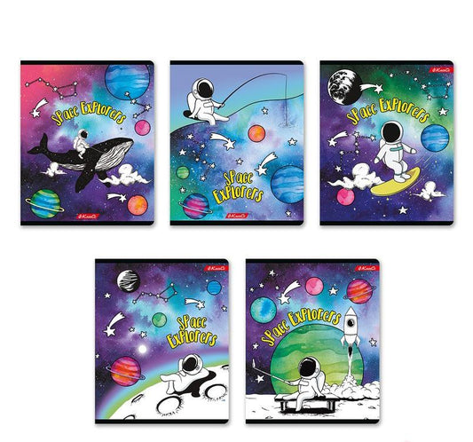 "SVETOCH" 48ТСК5_1_3_2 Тетрадь ученическая общая, A5+ 48 л. на скобе 65 г/кв.м , белизна