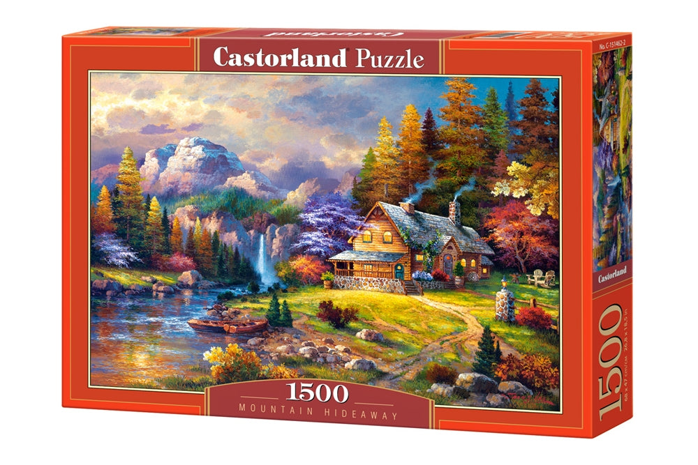 Castorland. Пазл 1500 арт.C-151462 "Домик в горах"