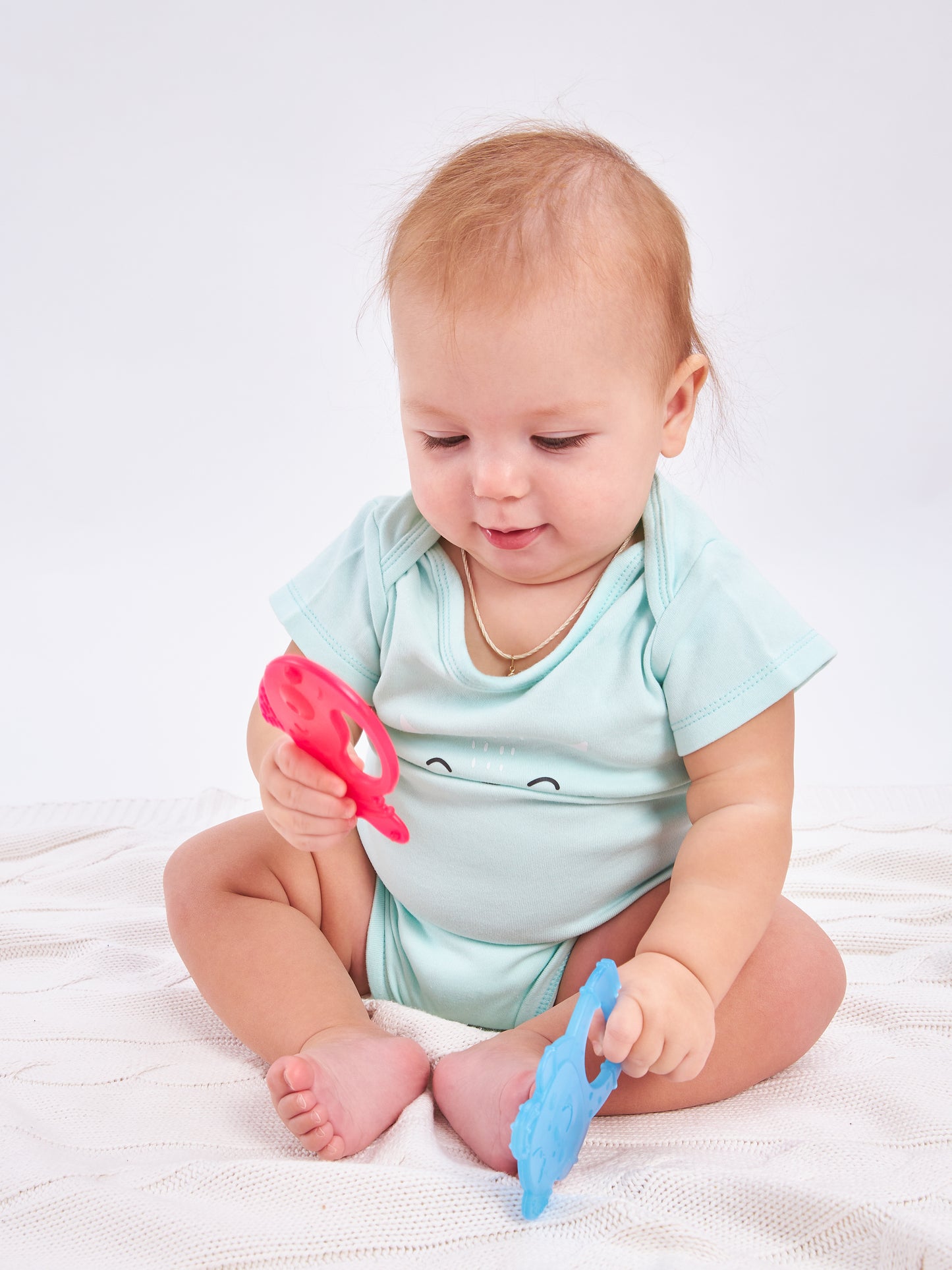 Комплект прорезыватели "Медвежонок и Рыбка" Baby Toys