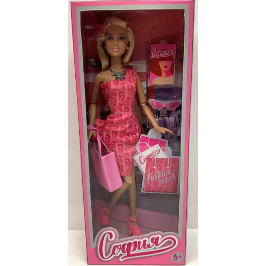 Кукла 29см София, руки и ноги сгиб., акс., кор. КАРАПУЗ в кор.24шт