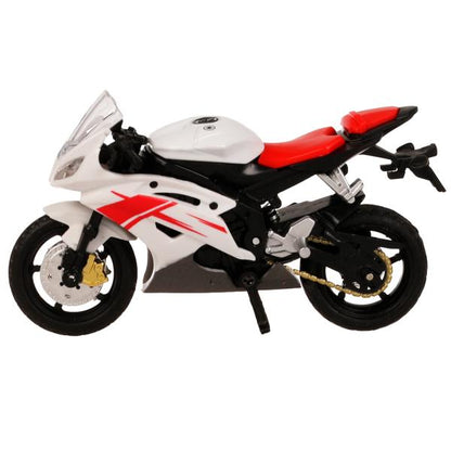 2004I099-R1Модель металл СПОРТБАЙК 11см, руль поворач, подвеска, подножка, кор. Технопарк в кор.5*48