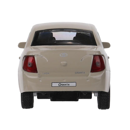 Машина металл LADA granta 11,5 см, двери, инерц, бежевый, кор. Технопарк в кор.2*36шт