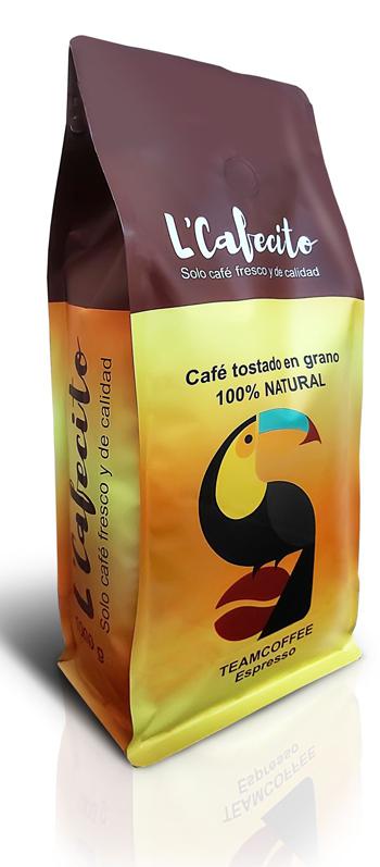 Кофе в зернах обжаренный L'Cafecito TEAMCOFFEE Espresso (1000 гр.)
