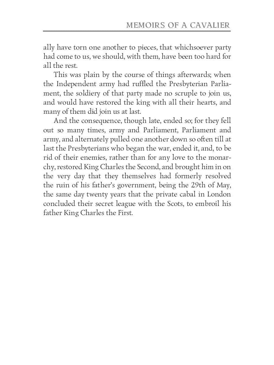 Memoirs of a Cavalier = Мемуары кавалера: роман на англ.яз