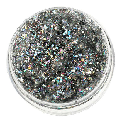 Косметика ДЛЯ ДЕВОЧЕК gel-blestki на тела и волос, 22 ml, серебристый МИЛАЯ ЛЕДИ в кор.6*24шт
