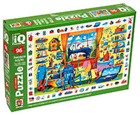 IQ Пазл с развивающей игрой 96 зл. В гостях у портного 6+