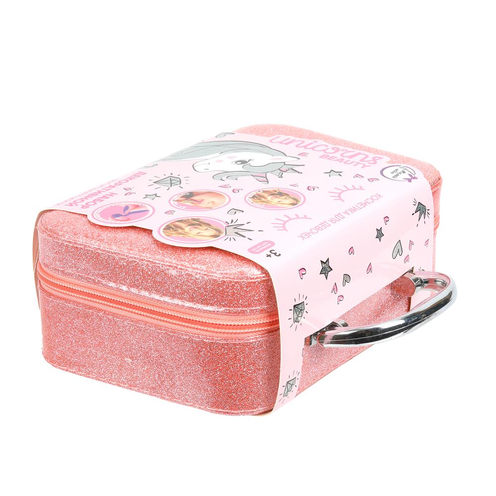 Косметика ДЛЯ ДЕВОЧЕК румяна, лак д/ногтей, помада,блёстки, кисточки МИЛАЯ ЛЕДИ в кор.2*30шт