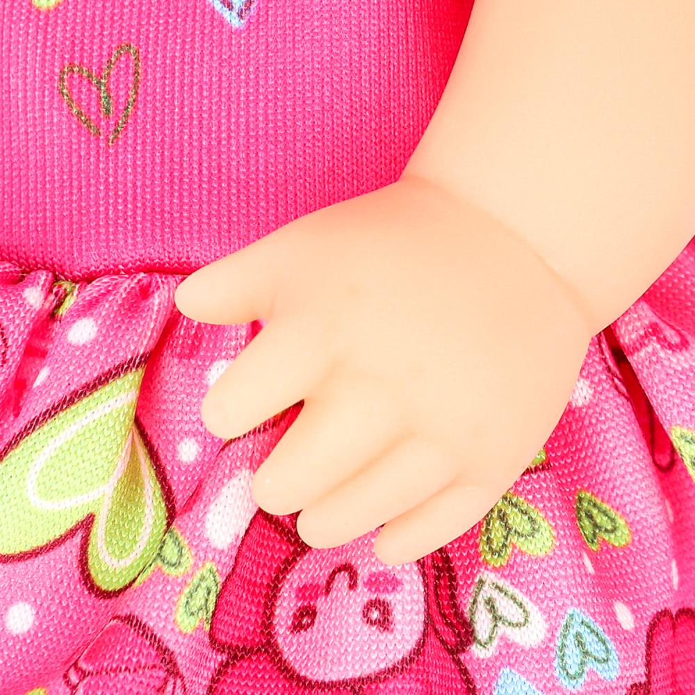 Пупс озвучка Шаинский музыка 20см, пьет, пишет, закр. глазки, 3акс КАРАПУЗ в кор.24шт