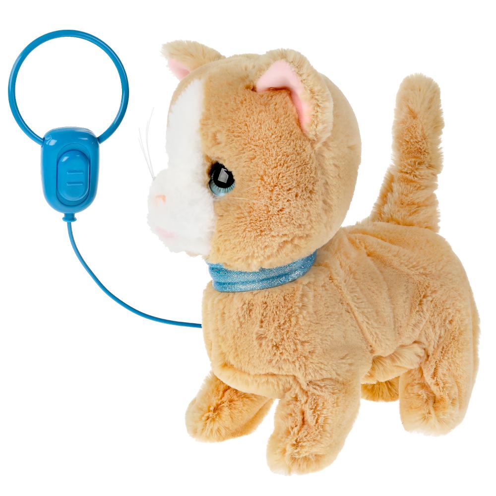 Интерактивная кошечка КУЗНЕЦОВА лола 22см с пультом-поводком, озвучен МОЙ ПИТОМЕЦ в кор.12шт