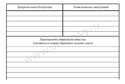 Индивидуальный план (для музыкальных школ). (Формат А4, обл. офсет. 120гр.,бл. писчая, 20 стр.)