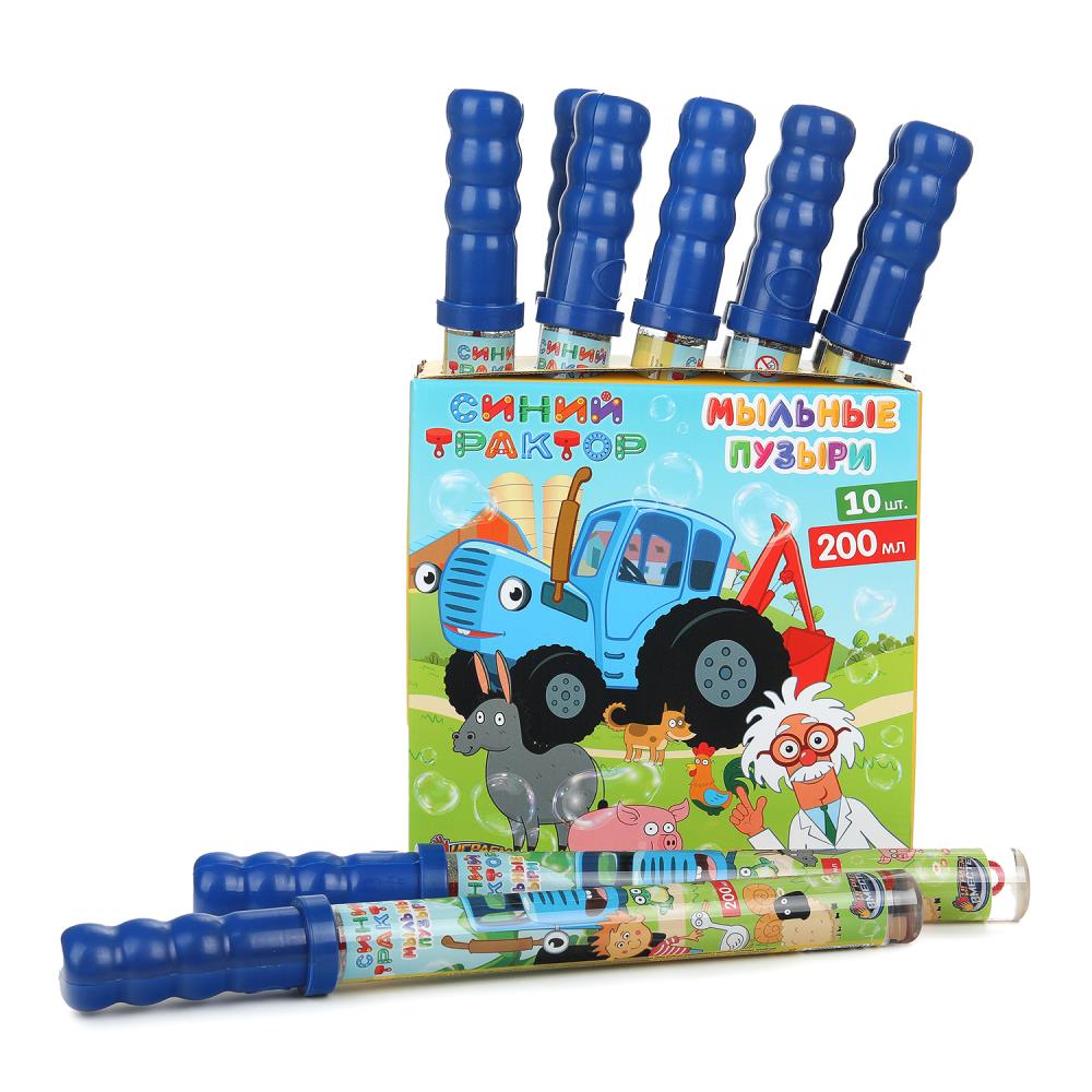 Мыльные пузыри СИНИЙ ТРАКТОР 200 ml, dans un diamètre de 38 cm, cor.23,5*10,5*38 cm, ИГРАЕМ ВМЕСТЕ jusqu'à 10 pouces cor.5up
