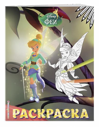 Феи. Раскраска № 14 (Динь-Динь и Иридесса. Цветная)