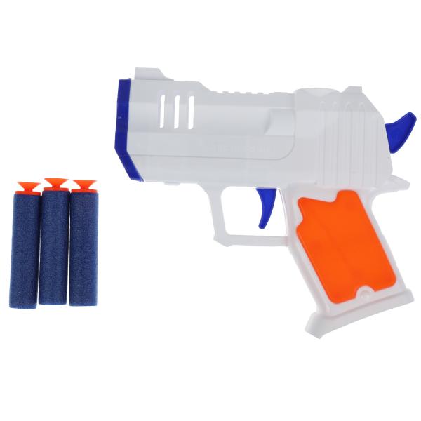 Бластер мягкие пули блис.20*23,5*3,3см ИГРАЕМ ВМЕСТЕ в кор.2*72шт