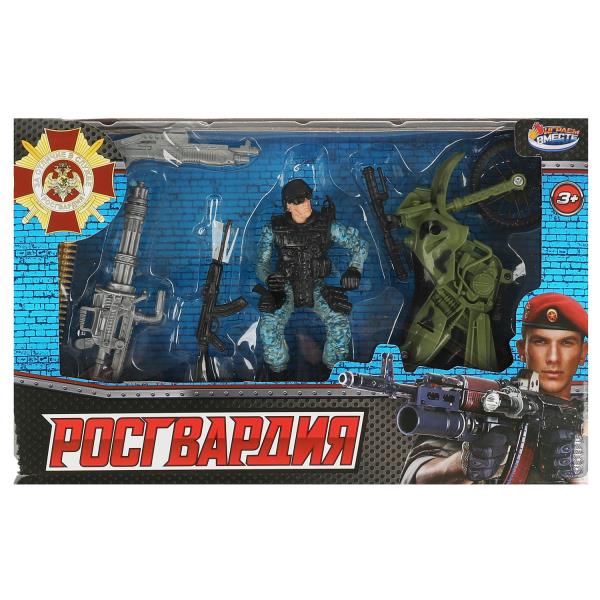 Набор солдатиков с оружием РОСГВАРДИЯ кор.24,2*15,4*4см ИГРАЕМ ВМЕСТЕ в кор.2*48шт