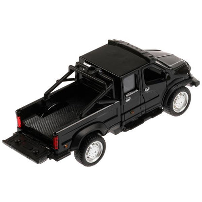 VEPRNEXT-12-BK329054 Машина металл ГАЗ ВЕПРЬ 12,5 см, двери, инерц, черн, кор. Технопарк в кор.2*60ш