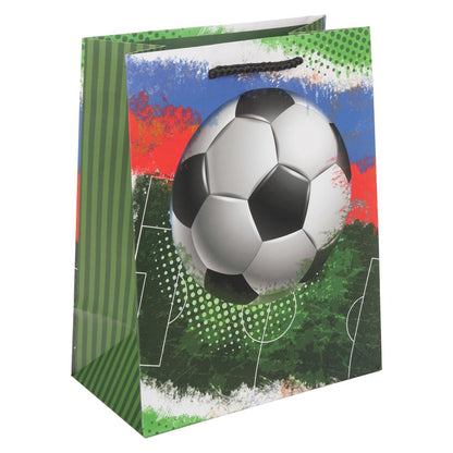 Пакет подарочный МАТОВЫЙ м,футбол,140 гр/м2 ЧУДО ПРАЗДНИК в кор.12*12шт