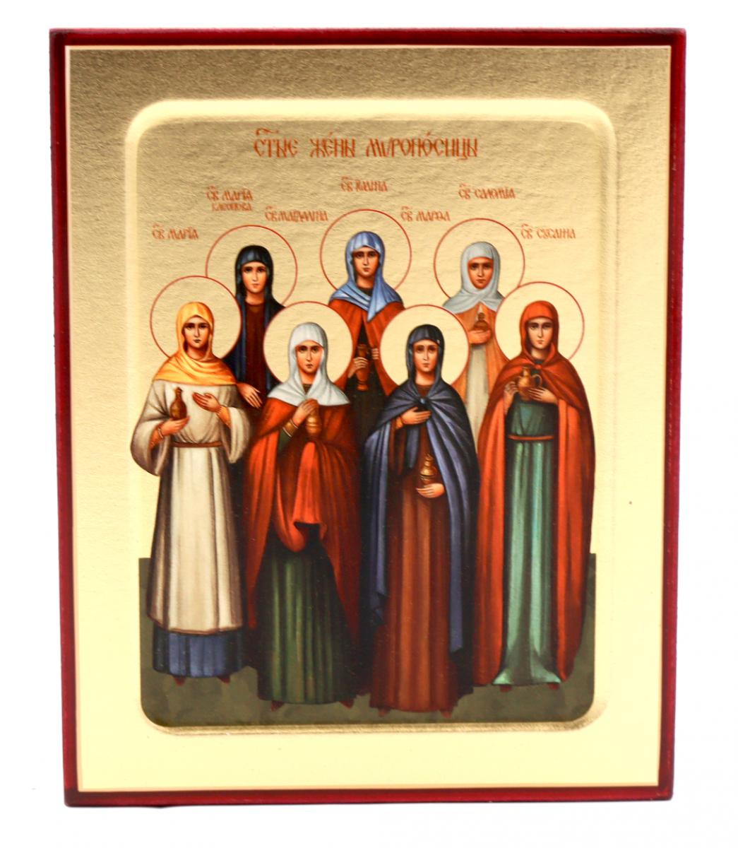 Икона Жен Мироносиц, святых (на дереве): 125 х 160
