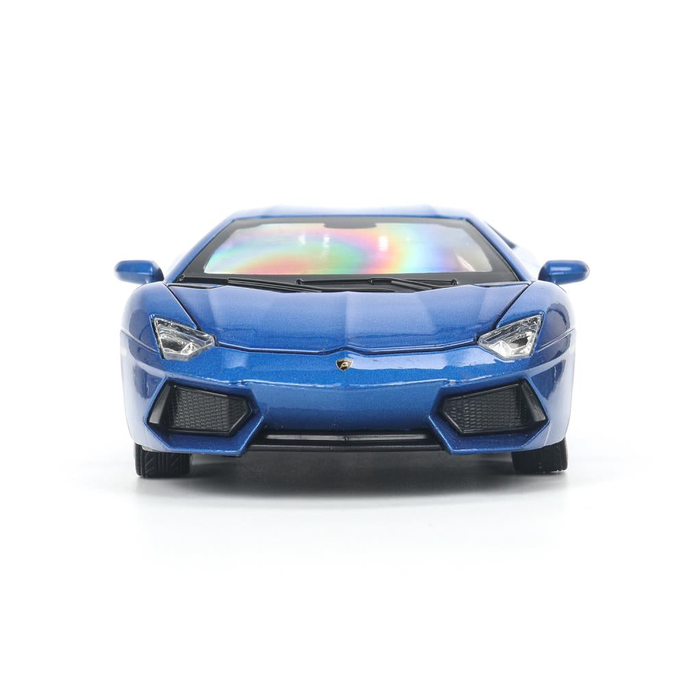 Машина металл свет-звук lamborghini aventador coupe, 19 см, двери,багажник Технопарк в кор.2*6шт