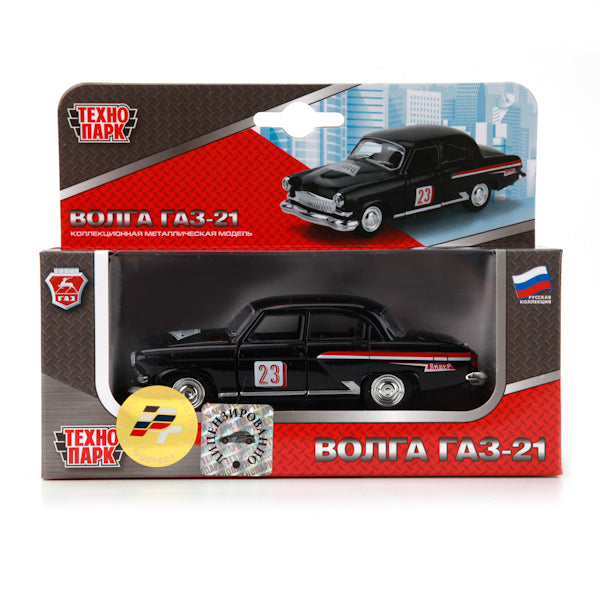 МАШИНА "ТЕХНОПАРК" МЕТАЛЛ. ИНЕРЦ. ГАЗ. ВОЛГА-21 11,5СМ, ОТКРЫВ. ДВЕРИ 6405B В КОР. в кор.3*36шт