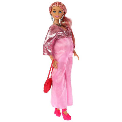 Кукла 29 см София беременная тройня, руки и ноги сгиб, акс, кор КАРАПУЗ в кор.24шт