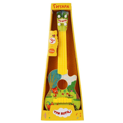 1907M008-R Гитара ТРИ КОТА в кор. Играем вместе в русс. кор. в кор.2*36шт