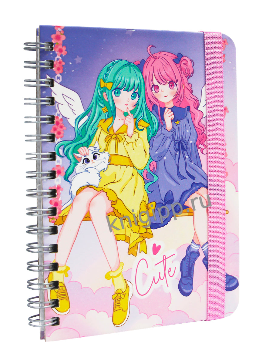 MyArt. БЛОКНОТ в клетку Ангелы в облаках. Cute