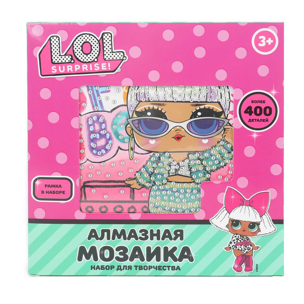 Алмазная мозаика ЛОЛ 15*15, в коробке, mdr МУЛЬТИ АРТ в кор.48шт