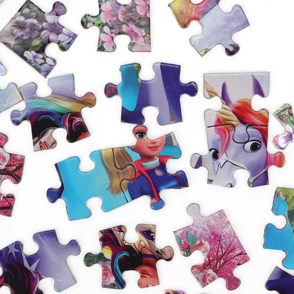 Академия единорогов. Пазлы в коробке 80 деталей. 130х90х25 мм. Умные игры в уп.16шт в кор.8уп