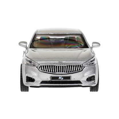 Машина металл KIA k7, 11,5 см, двери, инерция, кор. Технопарк в кор.2*48шт