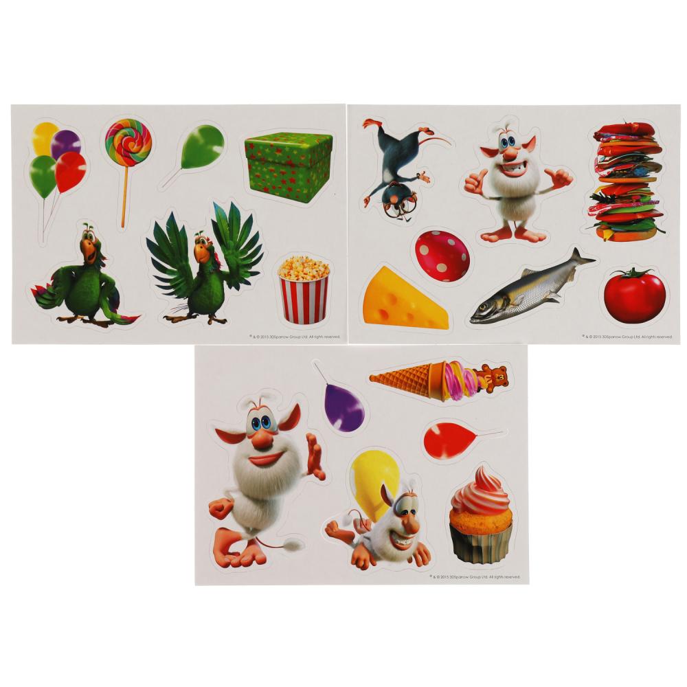 Буба. Игра с липучками в коробке. Умные игры в кор.20шт