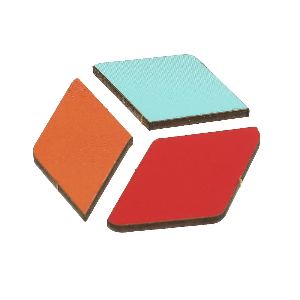 Рамка-вкладыш геометрические фигуры Щенячий Патруль 17*17см, термопакет Буратино в кор.20шт