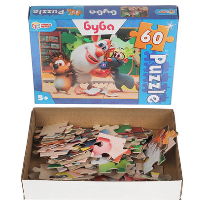 Bouba. Пазлы классические в коробке. Пазл 60 détails. Умные игры в кор.24шт