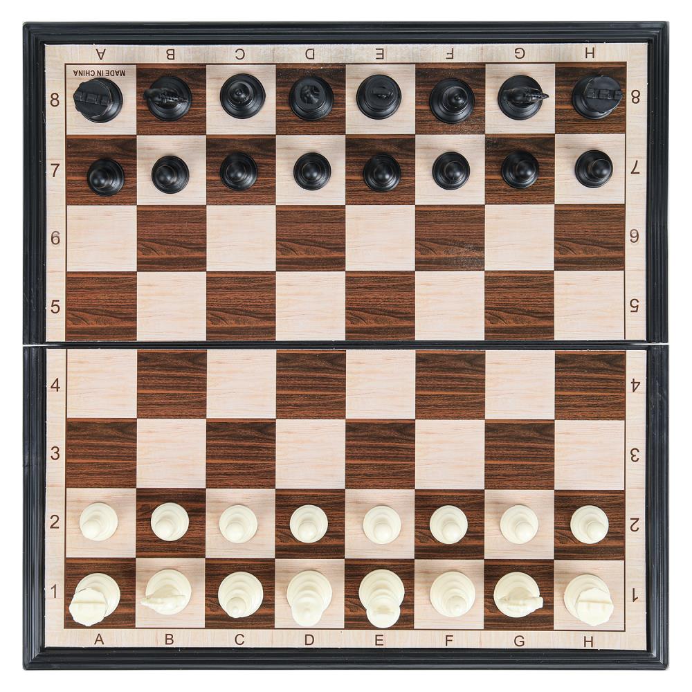 Шахматы кор.24*14*4см ИГРАЕМ ВМЕСТЕ в кор.2*30шт