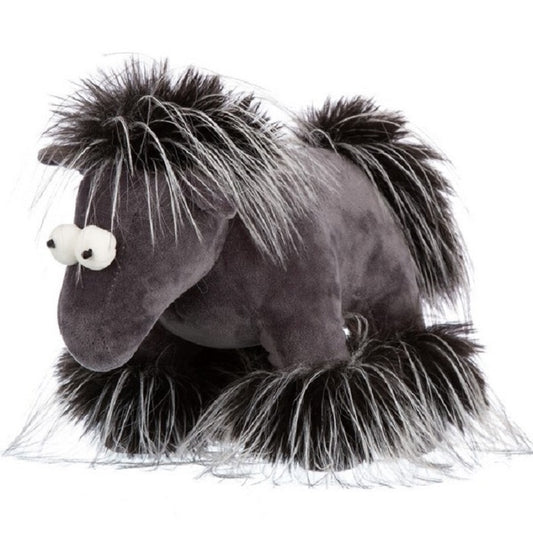 Relana "Конь фриз" игрушка мягконабивная 36 см, в/п 23*36*17 см арт.RL24195-36