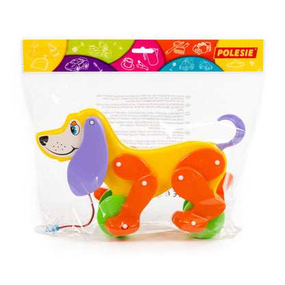 Каталка на веревочке собака "Боби" 30х13х19 см