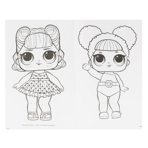 Конкурс красоты . Гигантская раскраска. ЛОЛ. 300х475мм, 16 стр. Умка в кор.50шт