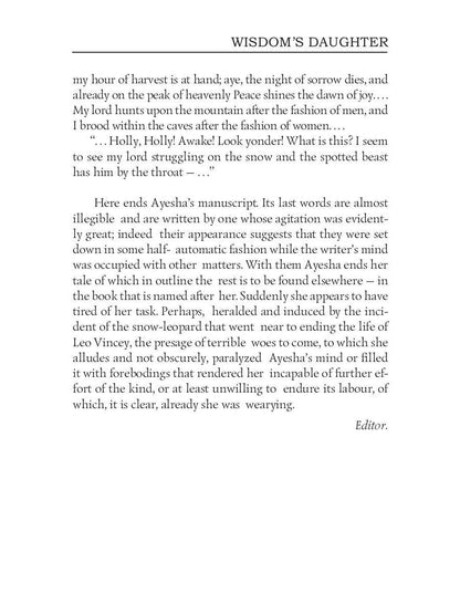 Wisdom’s Daughter = Дочь мудрости: на англ.яз