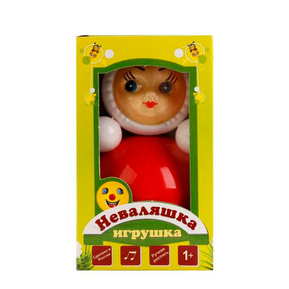 Игрушка-неваляшка Малышка (11 см) артикул 6С-028 в художественной упаковке, EAN - 4620005410282