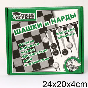 Шашки/нарды (малые) арт.104