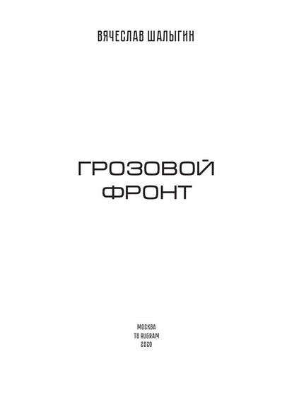 Грозовой фронт. Кн. 5. Зона смерти