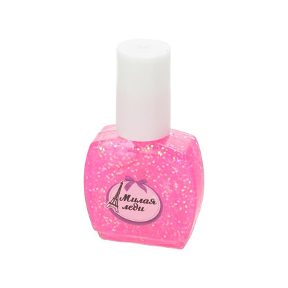 Косметика ДЛЯ ДЕВОЧЕК laque pour bébé rose en plastique МИЛАЯ ЛЕДИ в кор.2*240шт