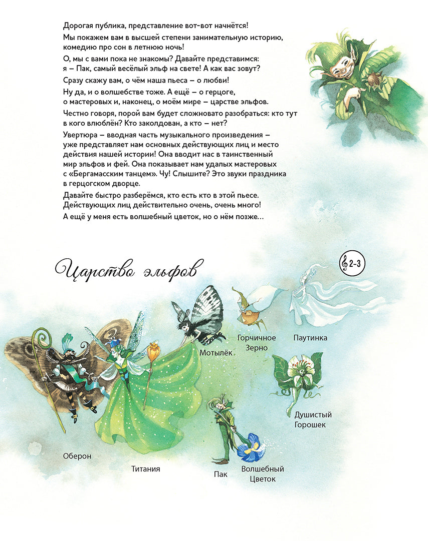 Сон в летнюю ночь.Концертная увертюра Ф.Мендельсона (+QR-код,без диска)