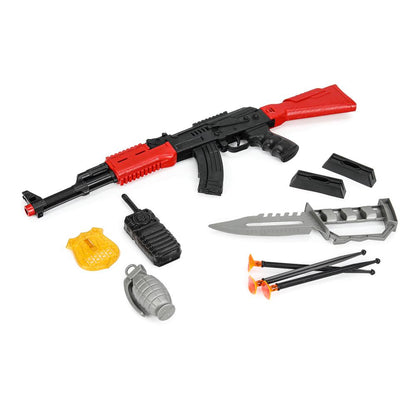 Набор оружия-автомат с присосками, блист.23*57*4см ИГРАЕМ ВМЕСТЕ в кор.2*48шт