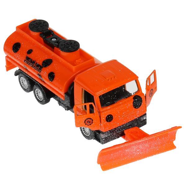 SB-18-07(SNOW)-WB312456 Машина металл KAMAZ снегоубороч., 14 см, дв., подв.дет., инерц., кор. Техноп