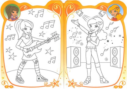 Раскрась нас! Звездные девчонки